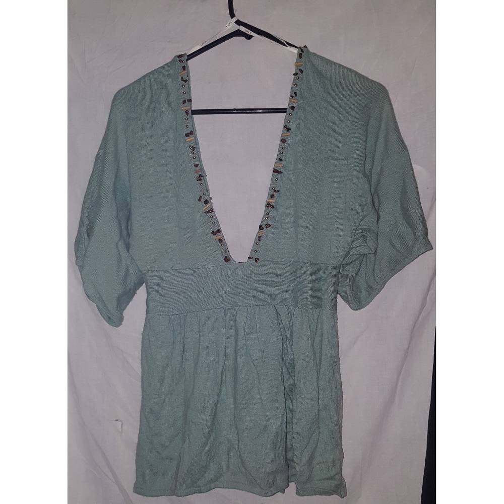 LaRok Beaded Sweater Size Small - Picture 3 of 7